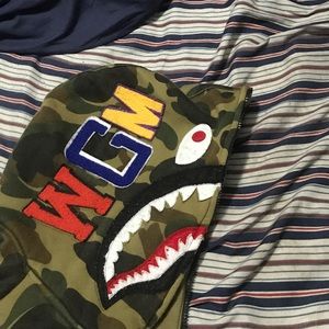 Bape hoodie camo